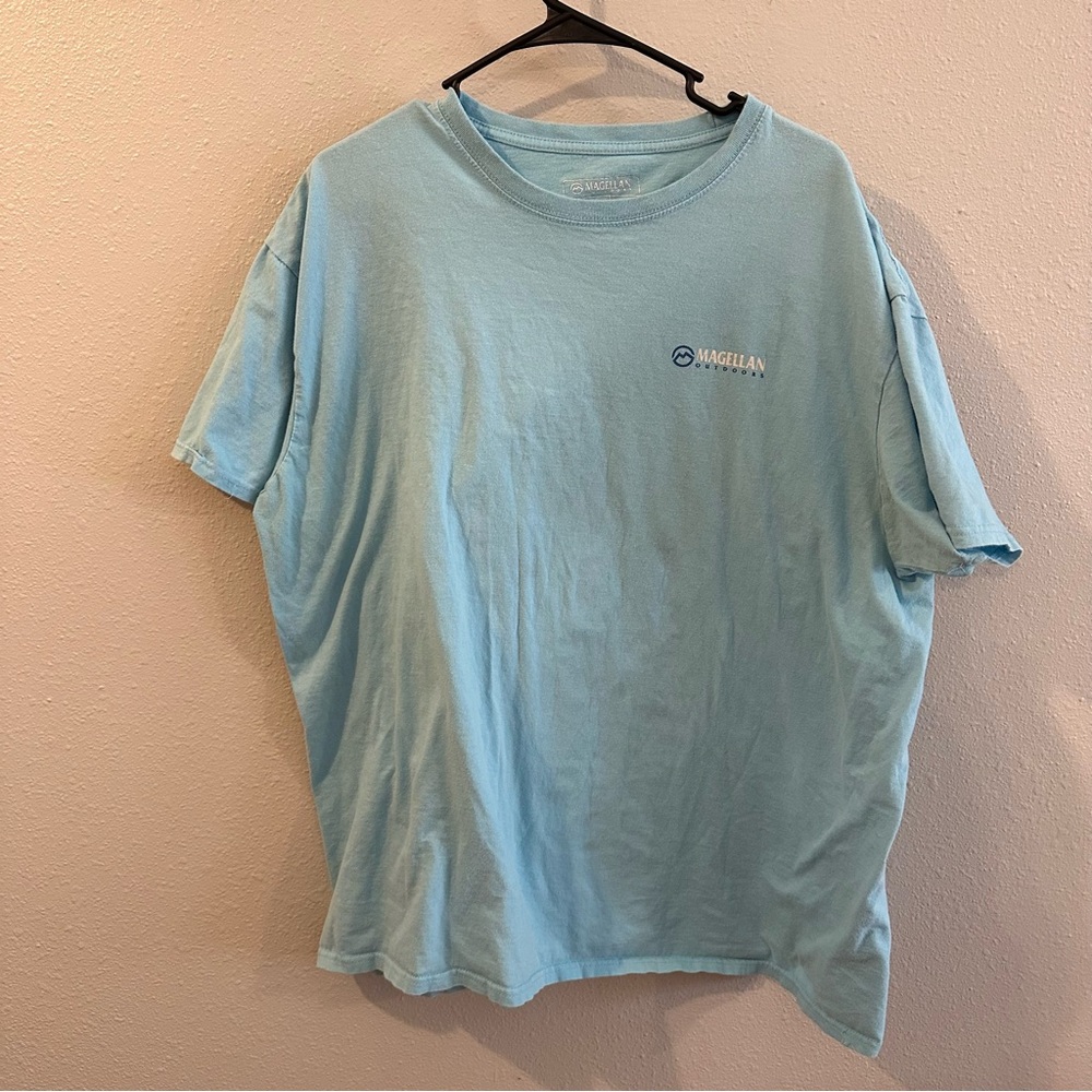 Magellan Outdoors Sky Blue Short Sleeve Tee